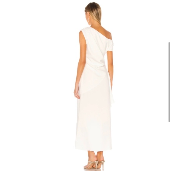 ELLIATT Pallas One-Shoulder Cocktail Dress in Ivory Size Small - Picture 2 of 10